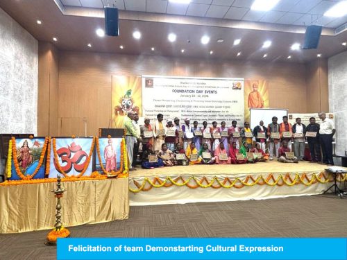 Felicitation all Janajati Participants